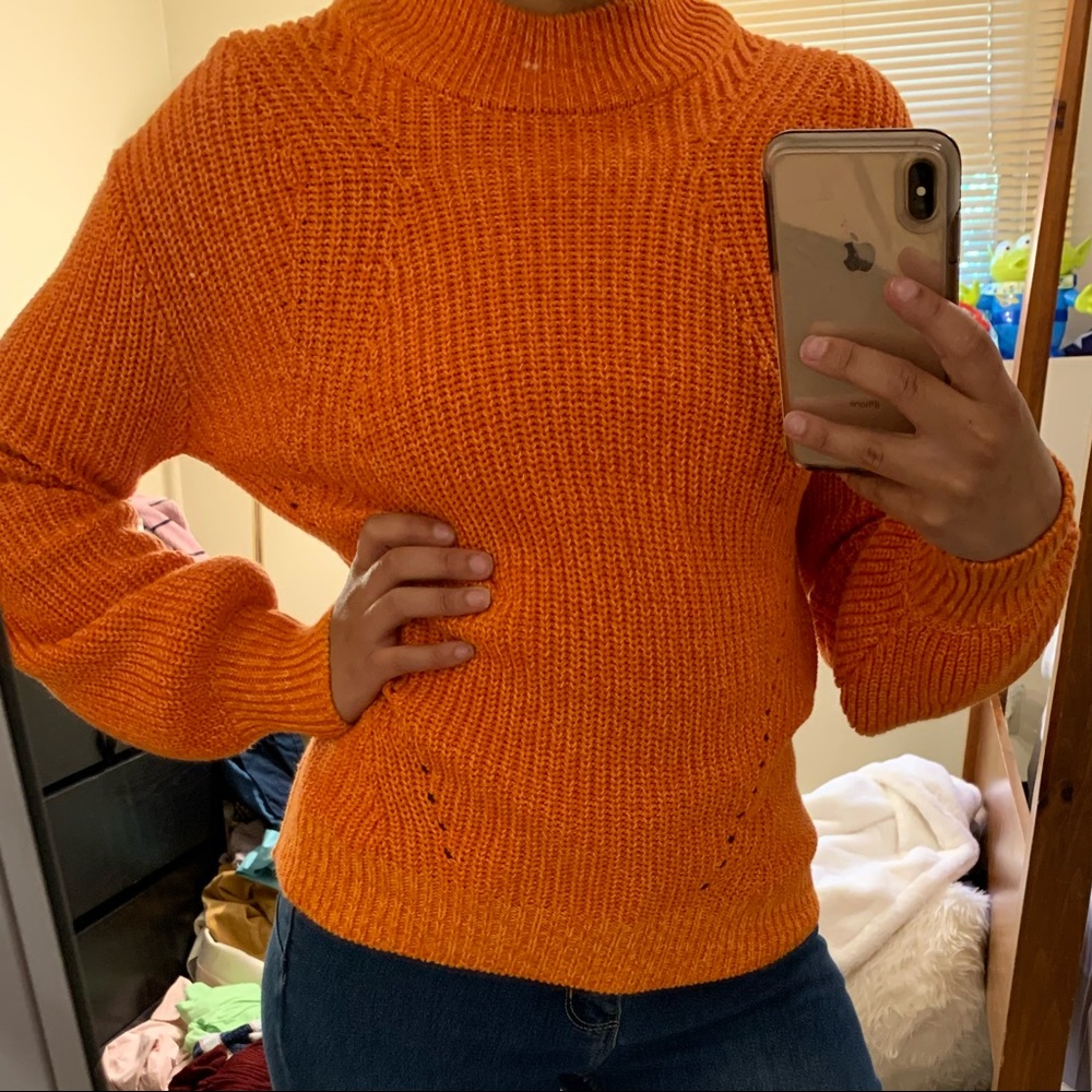 H&M Orange Sweater
